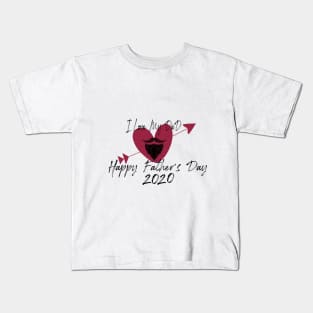 I Love My Dad, happy father's day 2020 Kids T-Shirt